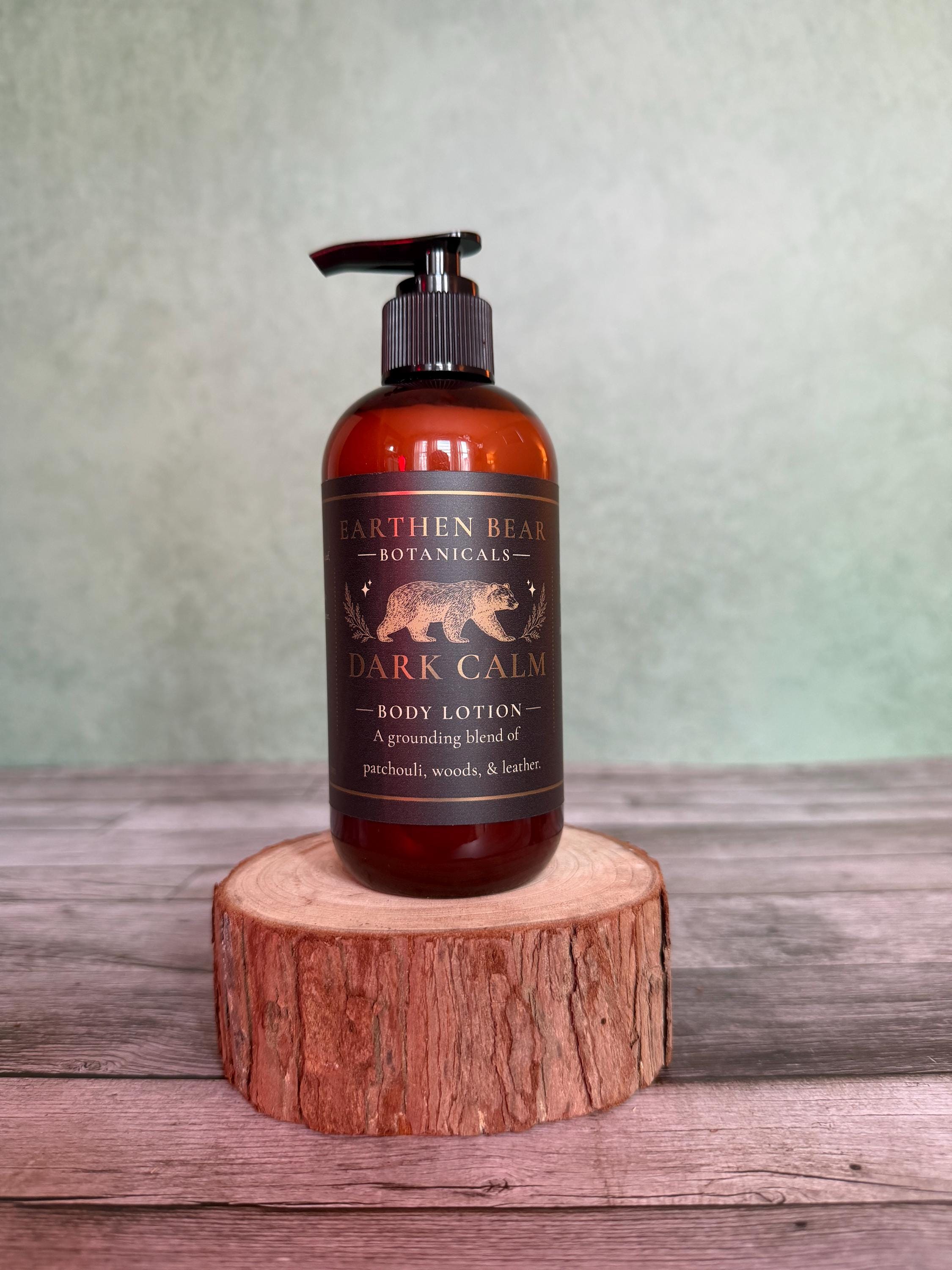 Dark Calm Body Lotion- Patchouli, Cedarwood & Leather