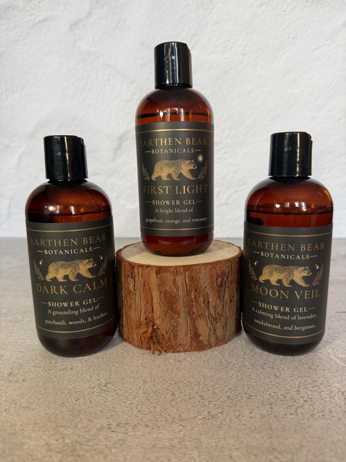 Dark Calm Shower Gel- Patchouli, Cedarwood & Leather